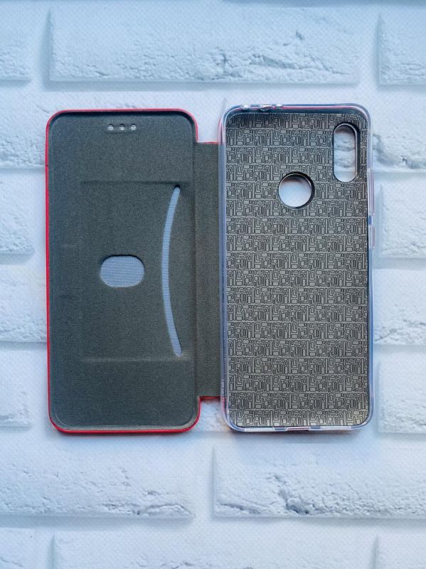 Чохол-книжка з малюнком на Xiaomi Redmi Note 7/7 Pro :: Червоний :: Троянди /принт 275/