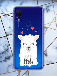 Прозорий чохол на Xiaomi Redmi 7 :: Лама /принт 94/