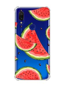 Чохол з потовщеними кутами на Xiaomi Redmi 7 :: Скибки кавуна /принт 342/