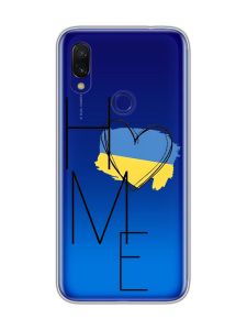 Прозорий чохол на Xiaomi Redmi 7 :: Дім Україна /принт 353/