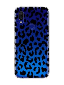 Прозорий чохол на Xiaomi Redmi 7 :: Леопардовий фон (принт 374)