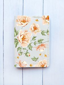 Шкіряна обкладинка на паспорт книжку :: Біла (принт 277)