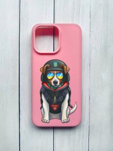 Матовий чохол на iPhone 15 Pro Max Розовый :: Пес Патрон (принт 4)