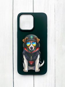 Матовий чохол на iPhone 15 Pro Max Чорний :: Пес Патрон (принт 4)