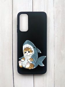 Матовий чохол на Samsung Galaxy A05s (A057) Чорний :: Кошеня (принт 120)