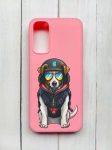 Матовий чохол на Samsung Galaxy A14 5G Рожевий :: Пес Патрон (принт 4)