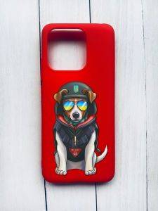 Матовий чохол на Xiaomi Redmi 12C Червоний :: Пес Патрон (принт 4)