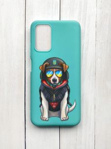 Матовий чохол на Xiaomi Redmi 9T Бірюзовий :: Пес Патрон (принт 4)