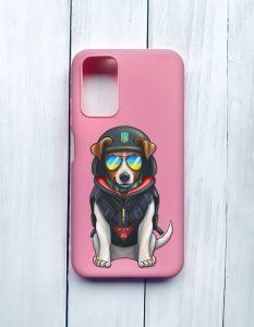 Матовий чохол на Xiaomi Redmi 9T Рожевий :: Пес Патрон (принт 4)