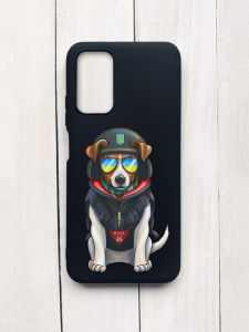 Матовий чохол на Xiaomi Redmi 9T Чорний :: Пес Патрон (принт 4)