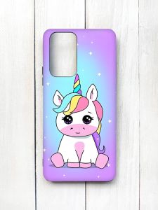 Матовий чохол на Xiaomi Redmi Note 10 Pro/10 Pro Max Чорний :: Єдиноріг (принт 103)