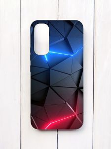 Матовий чохол на Samsung A34 5G Чорний :: Рельєфний фон (принт 36)