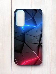 Матовий чохол на Samsung A34 5G Бірюзовий :: Рельєфний фон (принт 36)