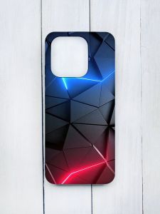 Матовий чохол на Xiaomi Redmi 12C Чорний :: Рельєфний фон (принт 36)