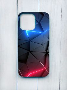 Матовий чохол на iPhone 15 Pro Max Бірюзовий :: Рельєфний фон (принт 36)