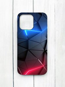 Матовий чохол на iPhone 15 Pro Max Чорний :: Рельєфний фон (принт 36)