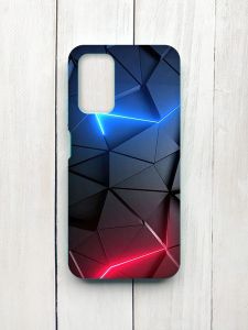 Матовий чохол на Xiaomi Redmi 9T Бірюзовий :: Рельєфний фон (принт 36)