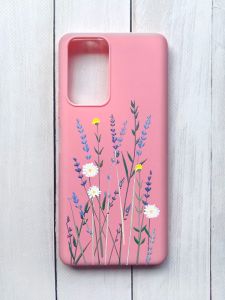 Матовий чохол на Xiaomi Redmi Note 10 Pro/10 Pro Max Рожевий :: Польові квіти (принт 270)