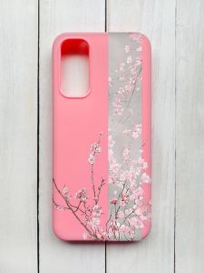 Матовий чохол на Samsung Galaxy A14 5G Рожевий :: Сакура у цвіті (принт 286)