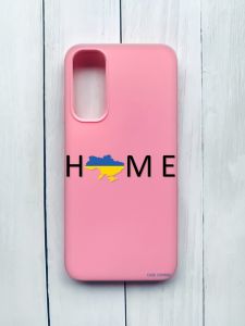 Матовий чохол на Samsung Galaxy A05s (A057) Рожевий :: Дім Україна (принт 72)