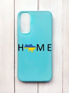 Матовий чохол на Samsung A34 5G Бірюзовий :: Дім Україна (принт 72)