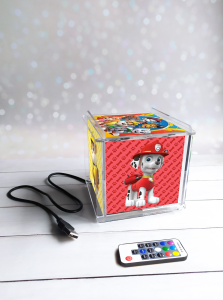 Нічник-кубик Щенячий патруль з дистанційним керуванням