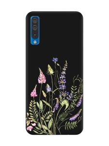 Матовий чорний чохол на Samsung Galaxy A50 (2019) A505/A30s :: Квіткова ідилія (принт 382)