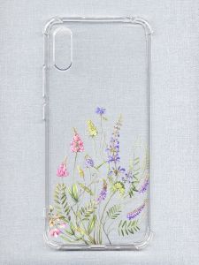 Чохол з потовщеними кутами на Xiaomi Redmi 9A :: Квіткова ідилія (принт 382)