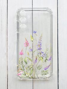 Чохол з потовщеними кутами на Samsung Galaxy M14 :: Квіткова ідилія (принт 382)