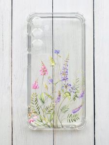 Чохол з потовщеними кутами на Samsung Galaxy A25 (A256) :: Квіткова ідилія (принт 382)