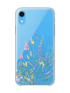Прозорий чохол на iPhone XR :: Квіткова ідилія (принт 382)