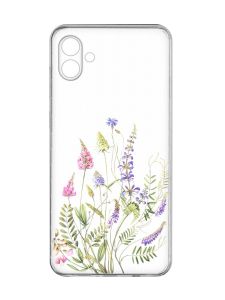 Прозорий чохол на Samsung Galaxy A04e/A042 :: Квіткова ідилія (принт 382)