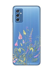 Прозорий чохол на Samsung Galaxy M52 :: Квіткова ідилія (принт 382)