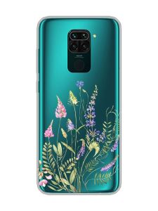 Прозорий чохол на Xiaomi Redmi Note 9 :: Квіткова ідилія (принт 382)