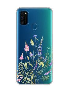 Прозорий чохол на Samsung Galaxy M30s/M21 :: Квіткова ідилія (принт 382)