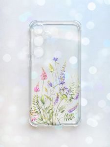 Чохол з потовщеними кутами на Samsung Galaxy A35 (A356) :: Квіткова ідилія (принт 382)