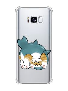 Чохол з потовщеними кутами на Samsung Galaxy S8 :: Котик акула (принт 378)