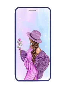 Чохол-книжка з малюнком для Samsung Galaxy A14 5G Синій :: В очікуванні дівчинки (принт 223)
