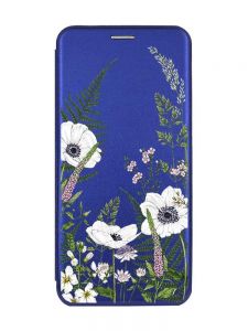 Чохол-книжка з малюнком для Samsung Galaxy A14 5G Синій :: Квіти польові (принт 363)