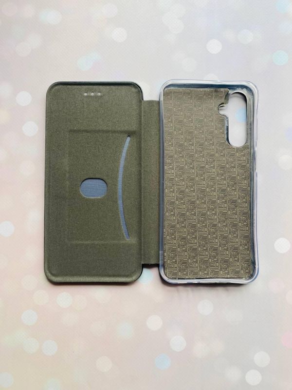 Чохол-книжка з малюнком для Samsung Galaxy А25 (A256) Чорний :: Сердечка рожеві (принт 78)