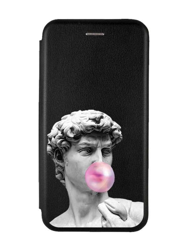 Чохол-книжка з малюнком для Samsung Galaxy A12 Чорний :: Скульптура (принт 352)