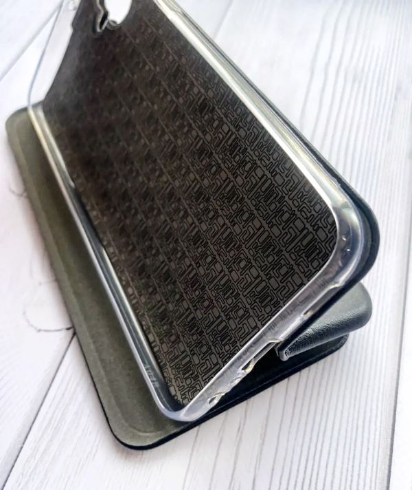 Чохол-книжка з малюнком для Samsung Galaxy A04E (A042) Чорний :: Мордочка (принт 121)