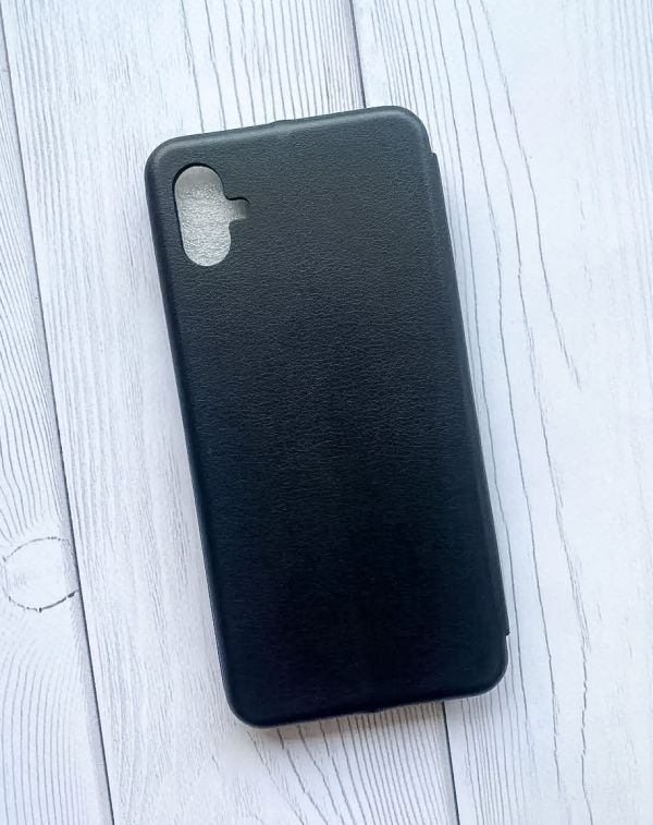 Чохол-книжка з малюнком для Samsung Galaxy A04E (A042) Чорний :: Лисиця (принт 127)