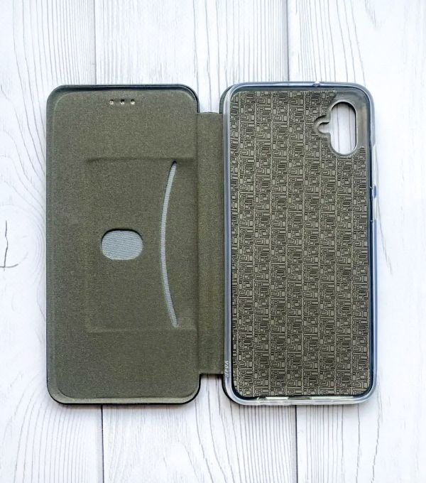 Чохол-книжка з малюнком для Samsung Galaxy A04E (A042) Чорний :: Лисиця (принт 127)