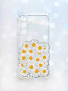 Чохол з потовщеними кутами на Samsung Galaxy A35 (A356) :: Букет ромашок (принт 40)