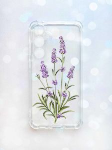 Чохол з потовщеними кутами на Samsung Galaxy A35 (A356) :: Гілочки лаванди (принт 266)