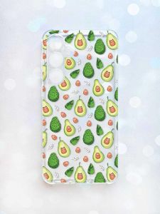 Чохол з потовщеними кутами на Samsung Galaxy A35 (A356) :: Авокадо з котиками (принт 301)