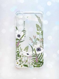 Чохол з потовщеними кутами на Samsung Galaxy A35 (A356) :: Квіти польові (принт 363)