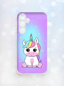 Чохол з потовщеними кутами на Samsung Galaxy A35 (A356) :: Єдиноріг (принт 103)