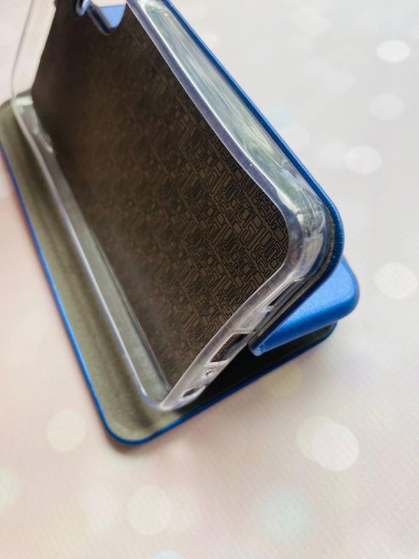 Чохол-книжка з малюнком для Samsung Galaxy А25 (A256) Синій :: Котик акула (принт 379)